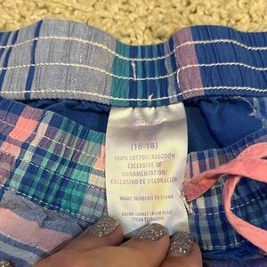 Secret Treasures Cobalt Crush Plaid Pajama Pants